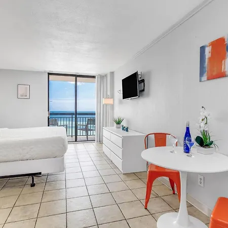 Beachfront Romantic Studio Escape W Perfect View 1212 Myrtle Beach Extérieur photo